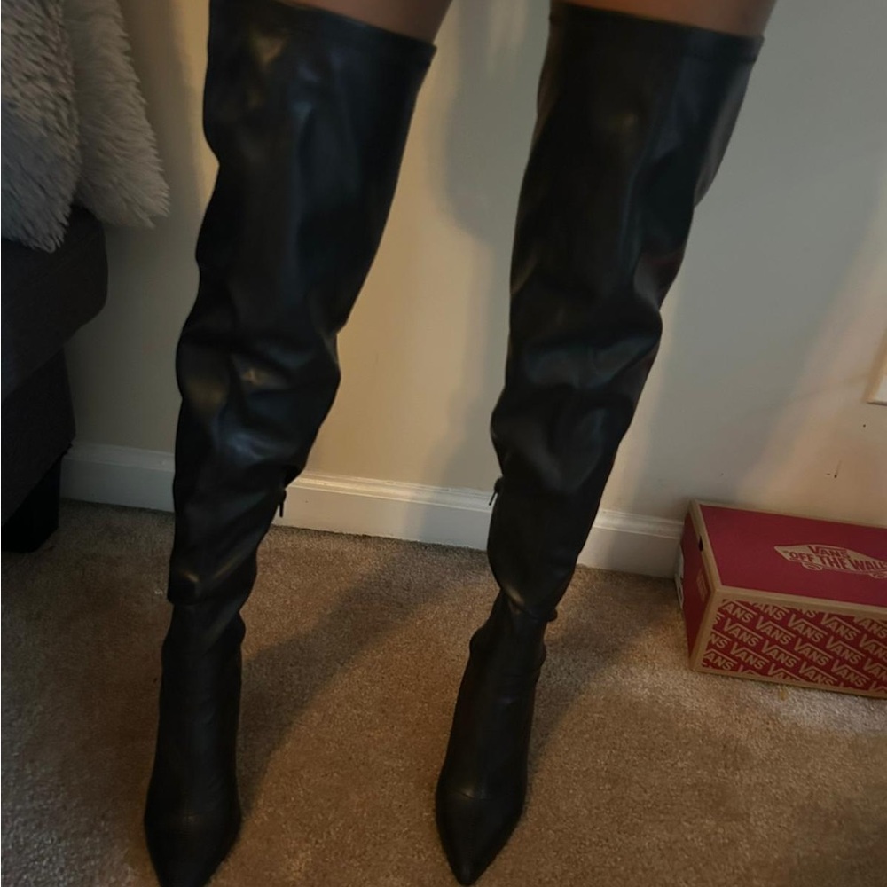 Women's Black Over-the-Knee Boots